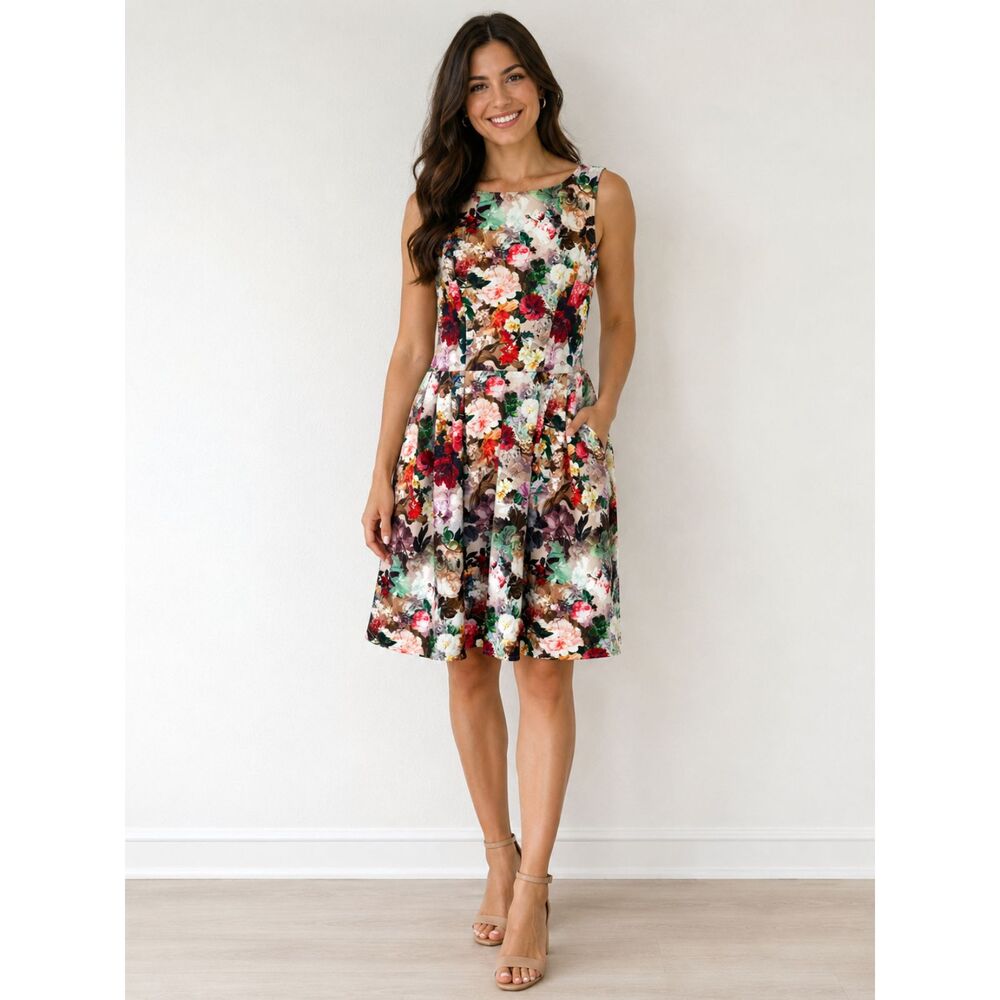 Lotus Grace Floral Garden Party Dress - size 6 - $195 MSRP